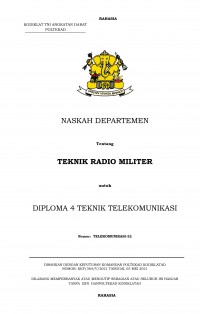 Image of E-Book Hanjar Teknik Radio Militer Prodi Telkommil