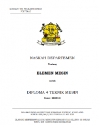 Image of E-Book Hanjar Elemen Mesin Prodi Otoranpur