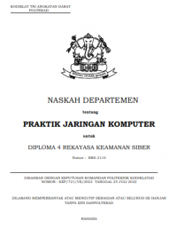 Image of E-Book Hanjar Praktik Jaringan Komputer Prodi Rekamsiber