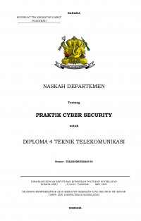 Image of E-Book Hanjar Praktik Cyber Security Prodi Telkommil