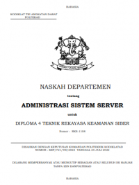 Image of E-Book Hanjar Administrasi Sistem Server Prodi Rekamsiber
