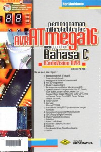 Image of Pemrograman Mikrokontroler AVR Atmega16 Menggunakan Bahasa C (CodeVision AVR)