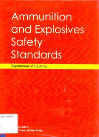 Image of Ammunition and Explosives Safety Standards