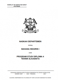 Image of E-Book Hanjar Bahasa Inggris 1 Prodi Elkasista