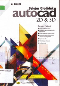 Image of BELAJAR OTODIDAK AUTOCAD 2D & 3D