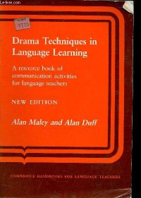 Image of Drama Techniques in Language Learning - A resource book of communication activities for language teachers