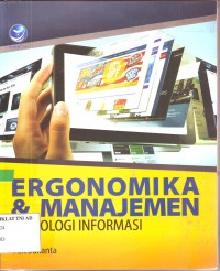 Image of ERGONOMIKA & MANAKJEMEN - TEKNOLOGI INFORMASI