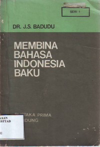 Image of Membina bahasa Indonesia baku