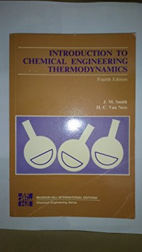 Image of Introduction to chemical engineering thermodynamics