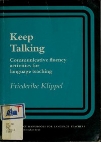 Image of Keep Talking - Communicative fluency activities for language teaching