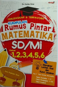 Image of Kumpulan Rumus Pintar Matematika SD Kelas 1, 2, 3, 4, 5, 6