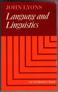 Image of Language and Linguistics - An Introduction