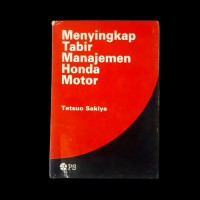 Image of Menyingkap tabir manajemen honda motor