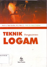 Image of TEKNIK PENGECORAN LOGAM