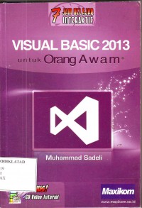 Image of VISUAL BASIC 2013 UNTUK ORANG AWAM