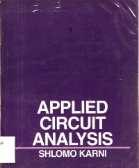 Image of APPLIED CIRCUIT ANALYSIS