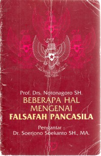 Image of Beberapa Hal Mengenai Falsafah Pancasila
