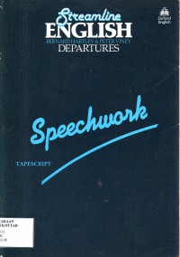 Image of Streamline English Departures: Speechwork