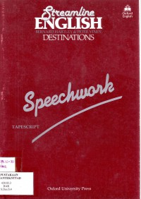 Image of Streamline English Destinations: Speechwork