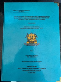 Image of Analisis Stabilizer Biokimia untuk Meningkatkan Kualitas Air pada Prototype Smart Integrated Aquaculture Greenhouse Poltekad