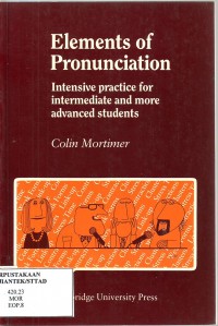 Image of Elements of Pronunciation: Intensive Practice for Intermediate and More Advanced Students