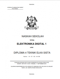Image of E-Book Hanjar Elektronika Digital 1 Prodi Elkasista