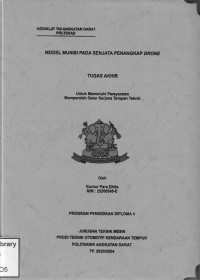 Image of Model Munisi Pada Senjata Penangkap Drone