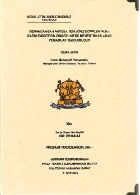 Image of Perancangan Antena Roanoke Doppler Pada Radio Direction Finder Untuk Menentukan Arah Pemancar Radio Musuh