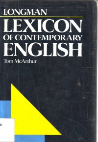 Image of Longman Lexicon of Contemporary English