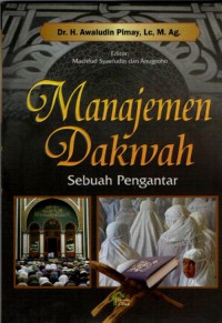 Image of Manajemen dakwah sebuah pengantar