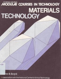 Image of Schools Council-Modular Courses In technology-Materials Technology