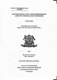 Image of Rancang Bangun Lesan Tembak Menggunakan Laser Spot Berbasis Image Processing