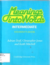 Image of Meanings into Words Intermediate: Student's Book