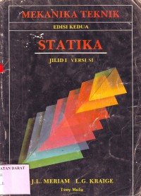 Image of Mekanika Teknik Jilid 1 versi SI: Statika