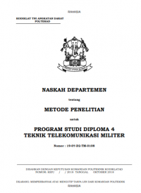Image of E-Book Hanjar Metode Penelitian Prodi Telkommil