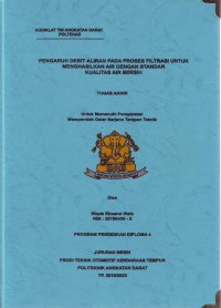 Image of Pengaruh Debit Aliran Pada Proses Filtrasi Untuk Menghasilkan Air Dengan Standar Kualitas Air Bersih