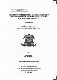 Image of Implementasi Metode Scrum Software Development Pada Pengembangan Sistem Informasi Akademik Politeknik Angkatan Darat