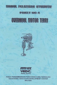 Image of Modul Pelatihan Otomotif Paket No.4-Overhaul Motor Teori