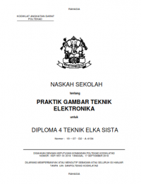 Image of E-Book Hanjar Praktik Gambar Teknik Prodi Elkasista