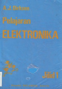Image of Pelajaran Elektronika Jilid 1