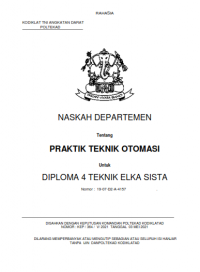 Image of E-Book Hanjar Praktik Teknik Otomasi Prodi Elkasista