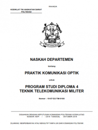 Image of E-Book Hanjar Komunikasi Optik Prodi Telkommil