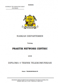 Image of E-Book Hanjar Praktik Network Centrik Prodi Telkommil