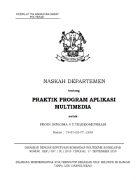 Image of E-Book Hanjar Praktik Program Aplikasi Multimedia Prodi Telkommil