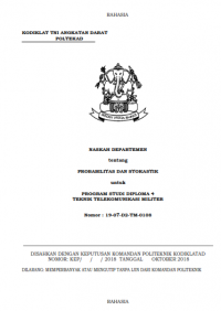 Image of E-Book Hanjar Probabilitas Dan Statistika Prodi Telkommil