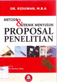 Image of Metode & Teknik Menyusun PROPOSAL PENELITIAN