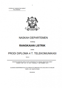 Image of E-Book Hanjar Rangkaian Listrik Prodi Telkommil