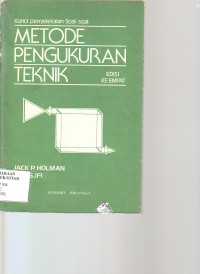 Image of Metode Pengukuran Teknik