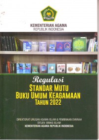 Image of Regulasi Standar Mutu Buku Umum Keagamaan Tahun 2022
