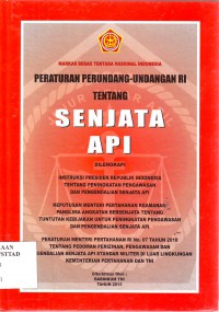 Image of Peraturan Perundang-undangan RI tentang SENJATA API